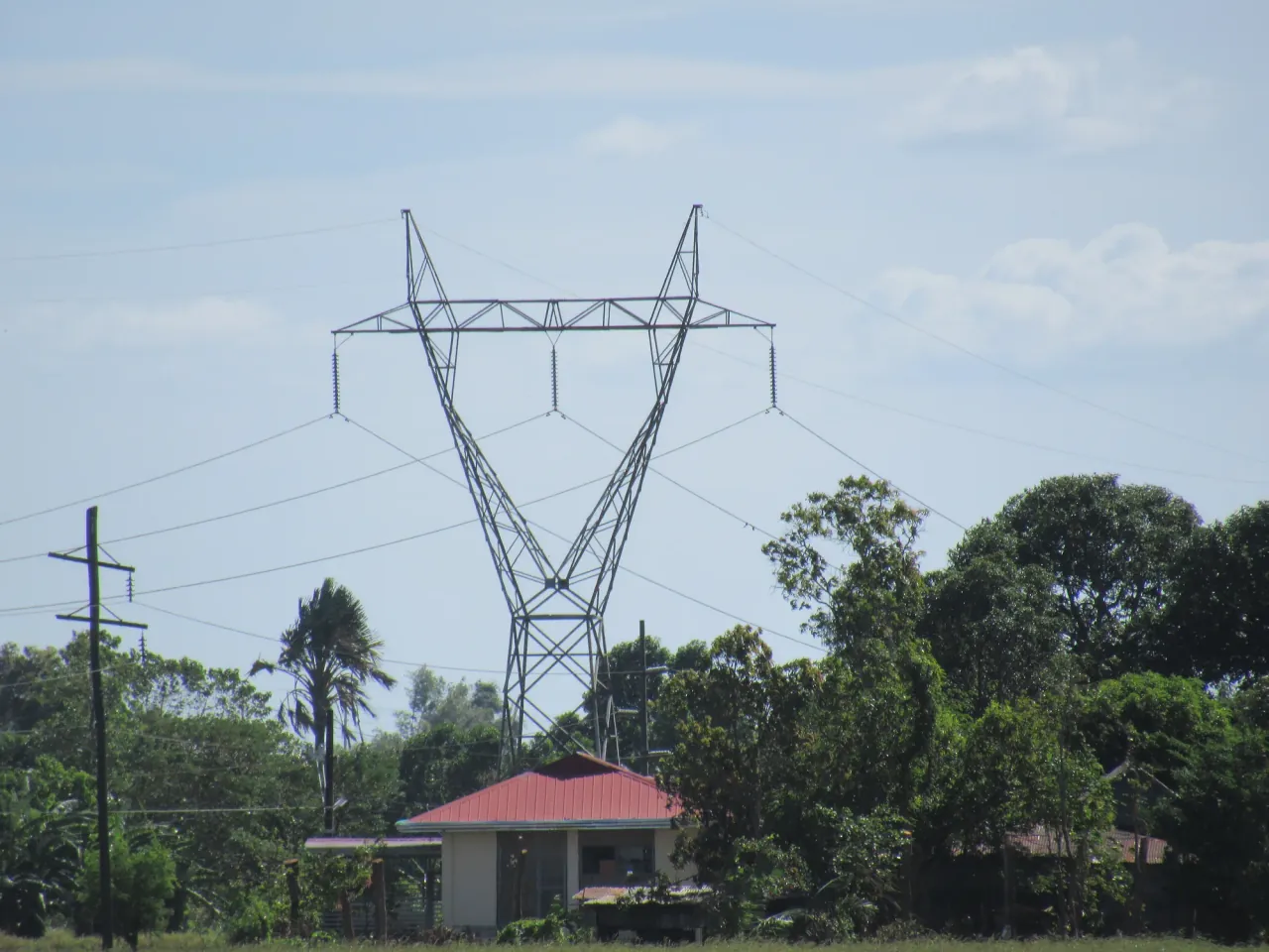 Electricity pylons in the Philippines Bulacan 06