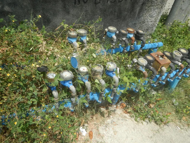 9824SWater meters in the Philippines