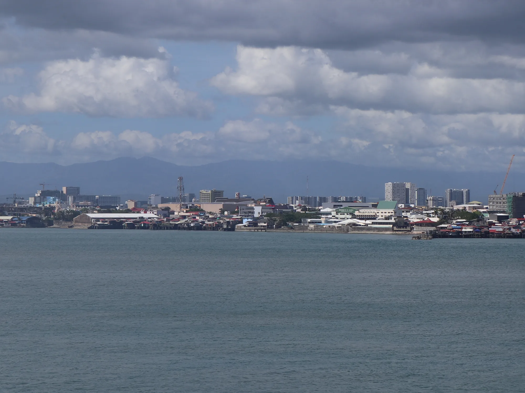 Iloilo Mandurriao skyline Iloilo Strait (Iloilo City; 11-28-2024)