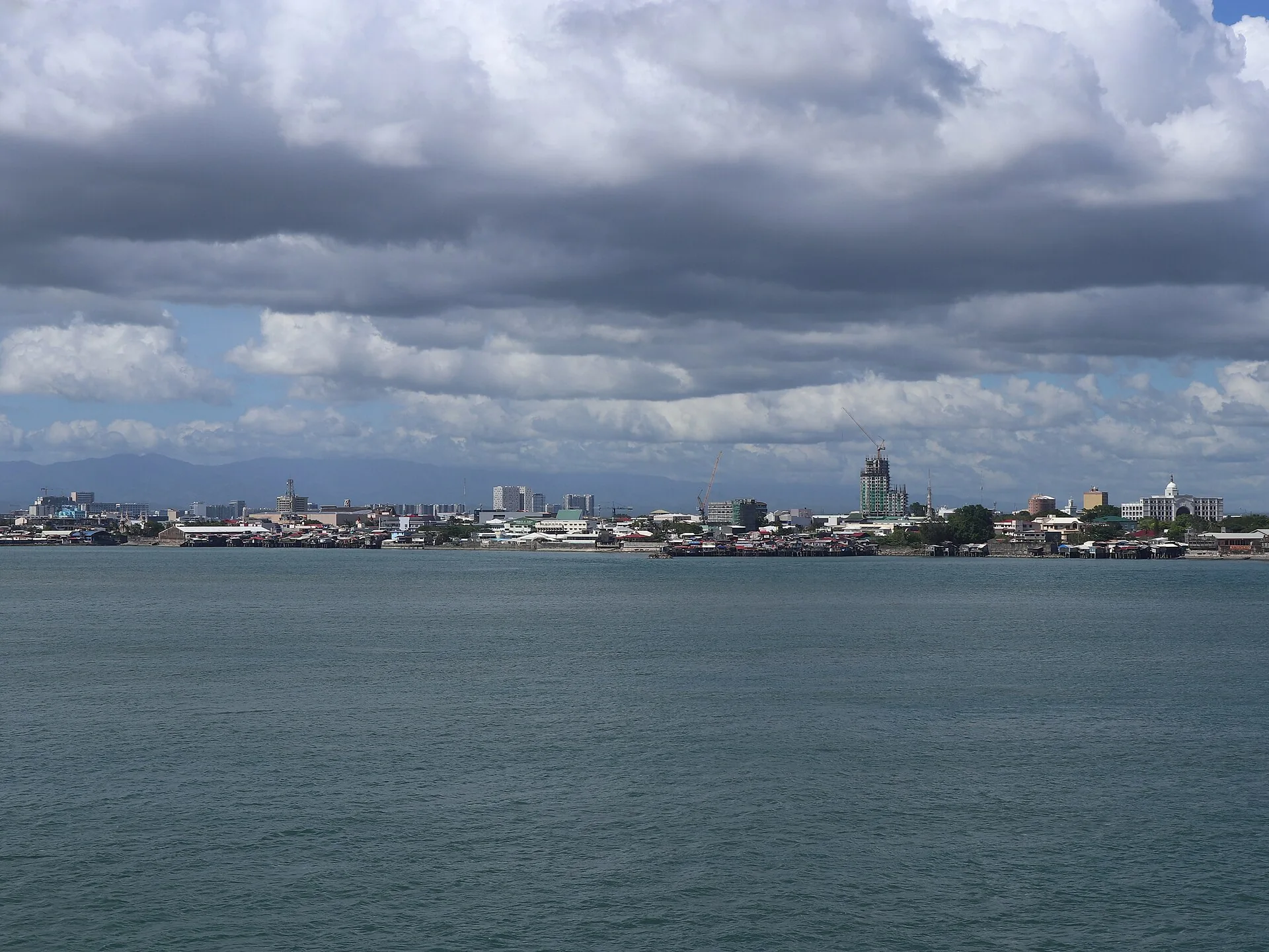 File:Iloilo City proper skyline Iloilo Strait (Iloilo City; 11-28-2024).jpg
